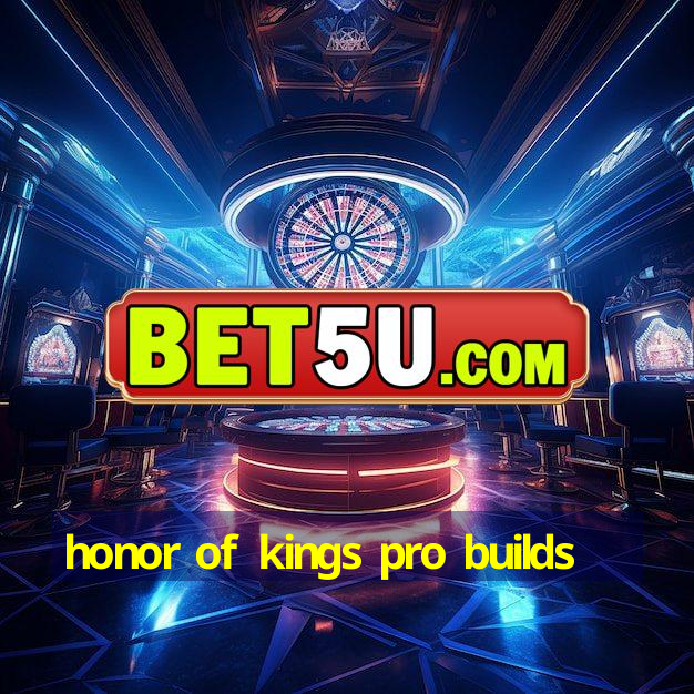 honor of kings pro builds